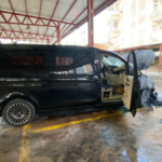 Serik'te park halindeki VIP panelvan yandı