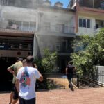 Apartta korkutan yangın