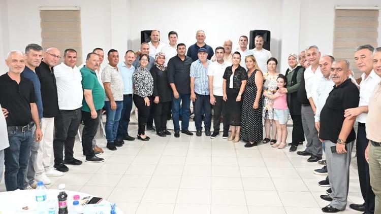 Kepezde muhtar buluşması