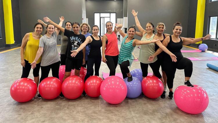 Kepezin kadınları için  step, aerobik ve pilates dersleri
