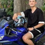 Arkadaşının ölümü kask kamerasına yansıdı