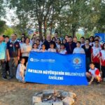 Büyükşehir izcileri Aksekide kampta