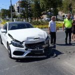 Manavgat'ta zincirleme kazada 2 kişi yaralandı