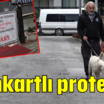 Pankartlı protesto
