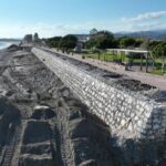 Demre Kömürlük Sahiline 450 metre uzunluğunda duvar