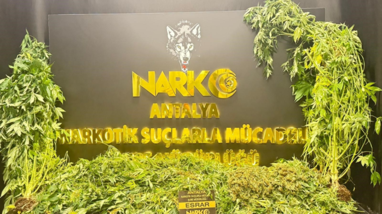 Antalya 32 zehir taciri yakalandı