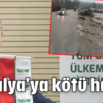 Antalya'ya kötü haber