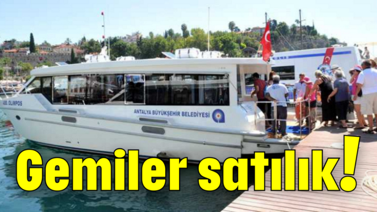 Gemiler satılık!
