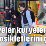Kuryeler kuryelerin motosikletlerini çaldı