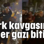 Park kavgasını biber gazı bitirdi