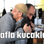 Esnafla kucaklaştı