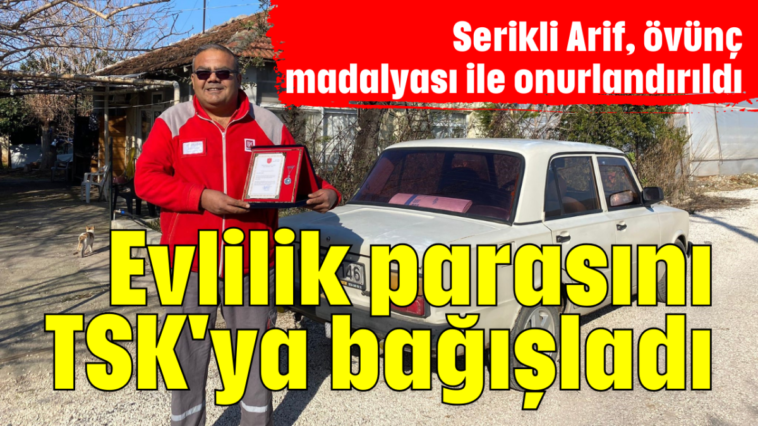 Evlilik parasını TSK'ya bağışladı