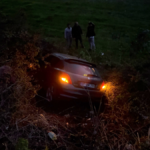 Gazipaşa'da otomobil şarampole uçtu