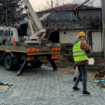 Göynük Mahallesi’nde yol yapım çalışması