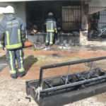 Kanepeden sıçrayan kıvılcımlar yangına sebep oldu