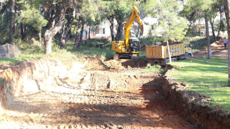 Kepez’de dere ıslah çalışması