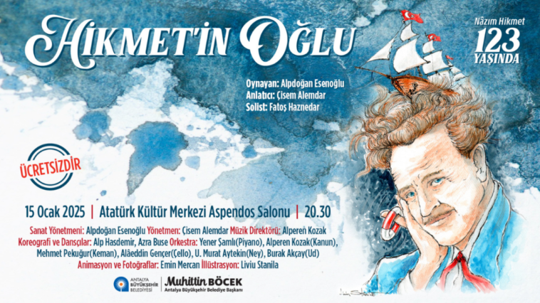 Nazım Hikmet Antalya'da anılacak