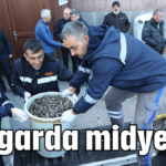 Otogarda midye avı