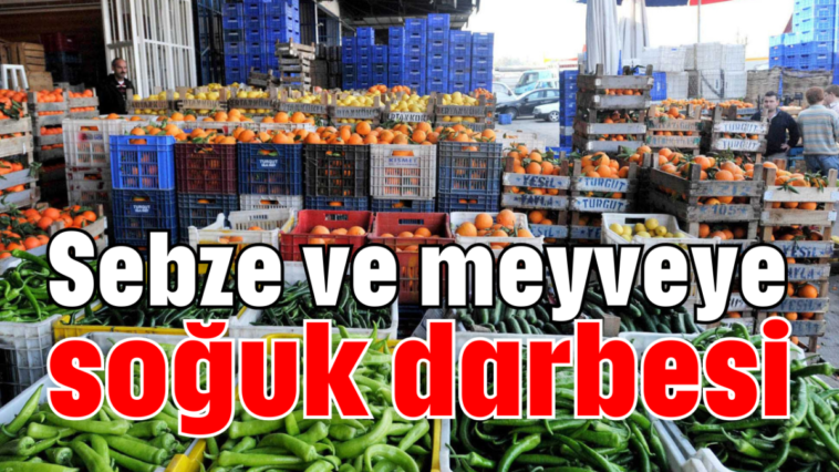Sebze ve meyveye soğuk darbesi