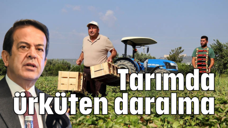Tarımda ürküten daralma
