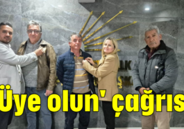 'Üye olun' çağrısı