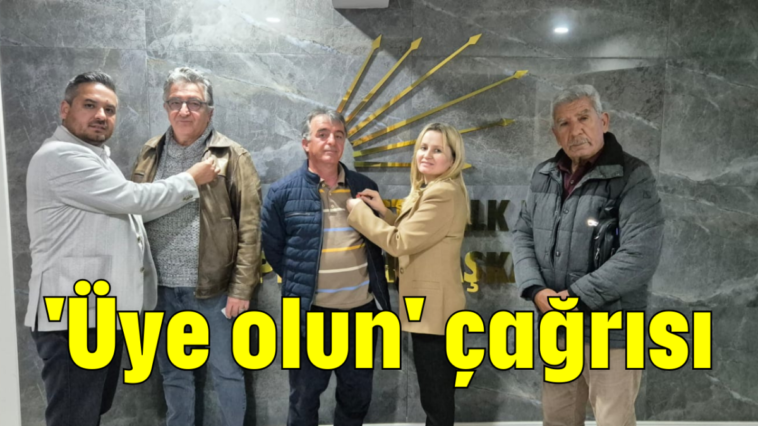 'Üye olun' çağrısı