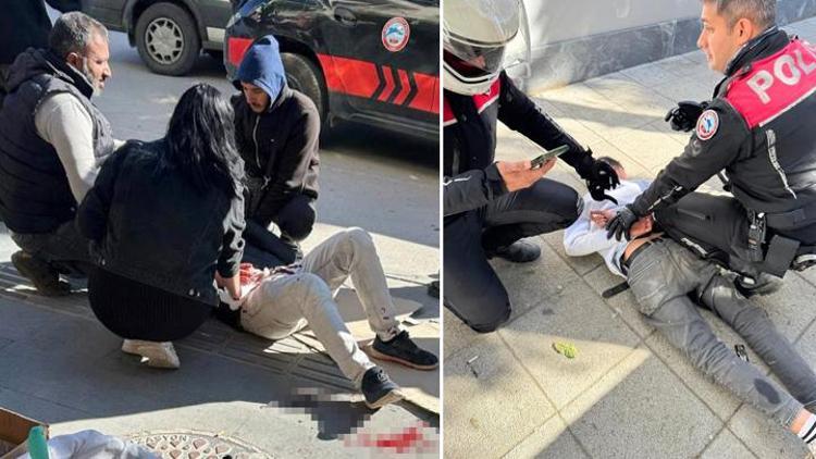 Antalyada çakmak isteme tartışmasında bıçaklandı