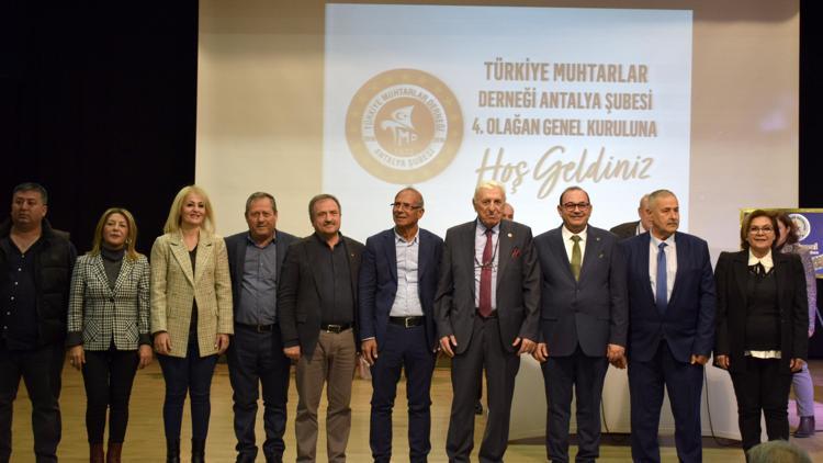 Muhtarlarda yeni başkan Çetin