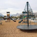 Parklara zeytin çekirdeğinden zemin kaplama