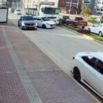 Finikede kaza anı kamerada