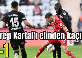 Akrep Kartal'ı elinden kaçırdı 1-1