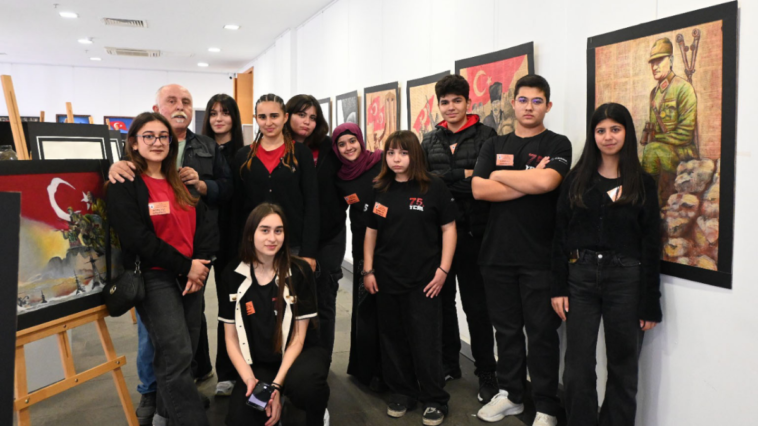 Antalya'da 'Atatürk, Çanakkale ve Doğa' temalı resim sergisi açıldı