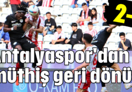 Antalyaspor'dan müthiş geri dönüş 2-1