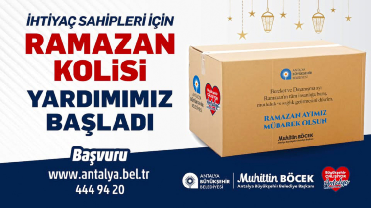 Büyükşehir'e ramazan kolisi başvuruları başladı