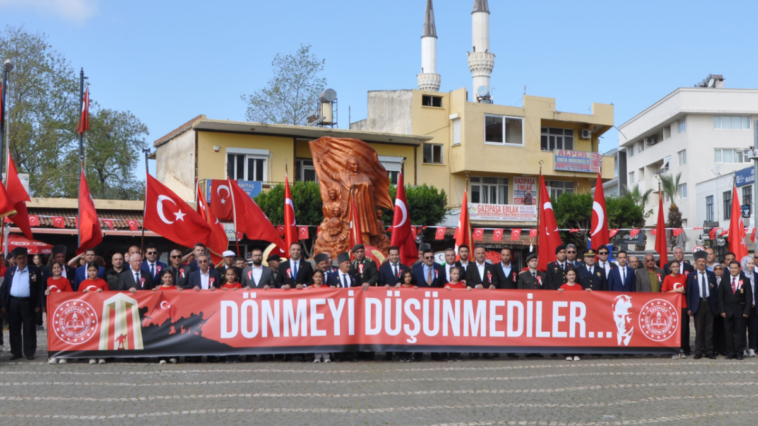 Çanakkale Zaferi ve 18 Mart şehitleri için Gazipaşa'da tören düzenlendi