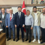 Çorumlu iş insanları Sadullah Güneş ile bir araya geldi