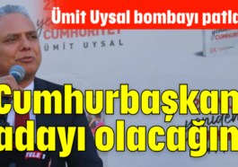Cumhurbaşkanı adayı olacağım