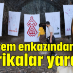 Deprem enkazından harikalar yarattı