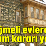 Düğmeli evlere yıkım kararı yok!