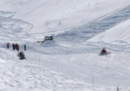 Erzurum'da kayak merkezine çığ düştü