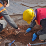 Hıdırlık kazısında Roma dönemine ait mozaik gün yüzüne çıkarıldı