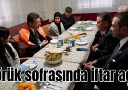İmamoğlu, yörük sofrasında iftar açtı