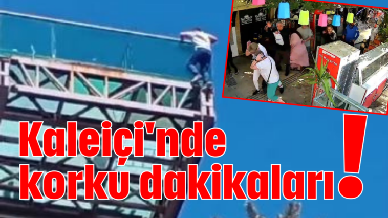 Kaleiçi'nde korku dakikaları!