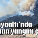 Konyaaltı'nda orman yangını çıktı