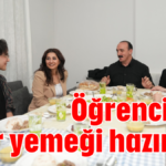 Öğrencilere iftar yemeği hazırladı