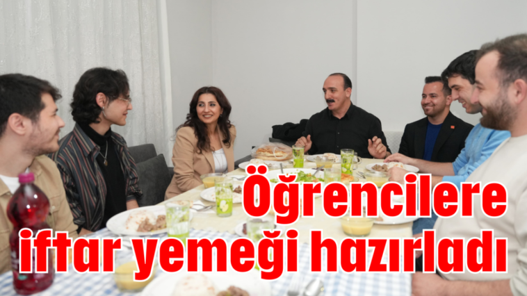 Öğrencilere iftar yemeği hazırladı