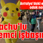 Pikachu'lu eylemci işbaşında
