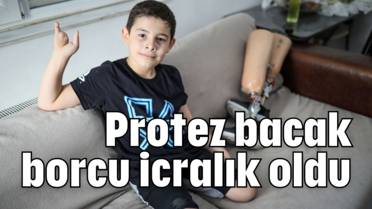 Protez bacak borcu icralık oldu