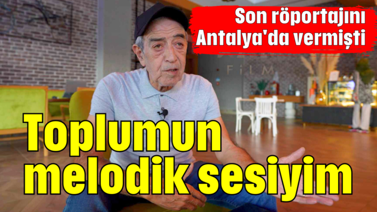 Toplumun melodik sesiyim