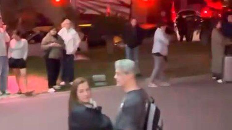 Otelin spor salonundaki yangın paniğe neden oldu